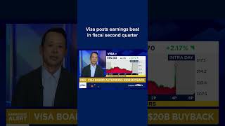 Visa posts earnings beat in fiscal second quarter