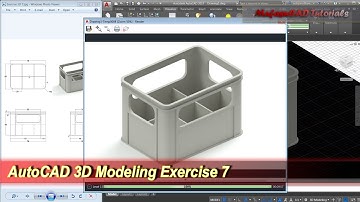 AutoCAD 3D Modeling | Bac Gerbable Tutorial | Exercise 7