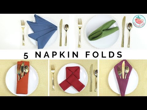 Video: Paano Itali Ang Isang Napkin