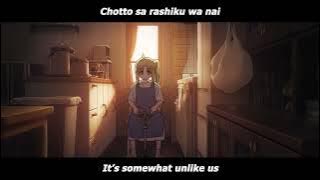 Bocchi The Rock - Flashbacker [Kessoku Band] (English Lyrics) (Romanized Lyrics)