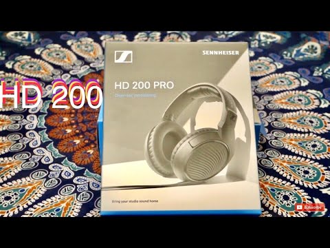 Sennheiser HD 200 Pros Studio Headphones not a great buy (Unboxing)