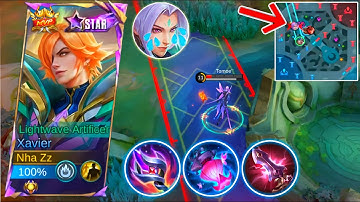 XAVIER VS LING JUNGLER !! XAVIER BEST BUILD AND EMBLEM COUNTER LING JUNGLER | MOBILE LEGENDS