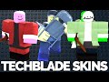 All techblade skins in tower blitz  employee dream  techblade vulcan skin tower defense roblox