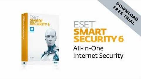 ESET Smart Security 6- All-in-one Internet security solution