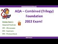 AQA Combined Science Practical Quiz