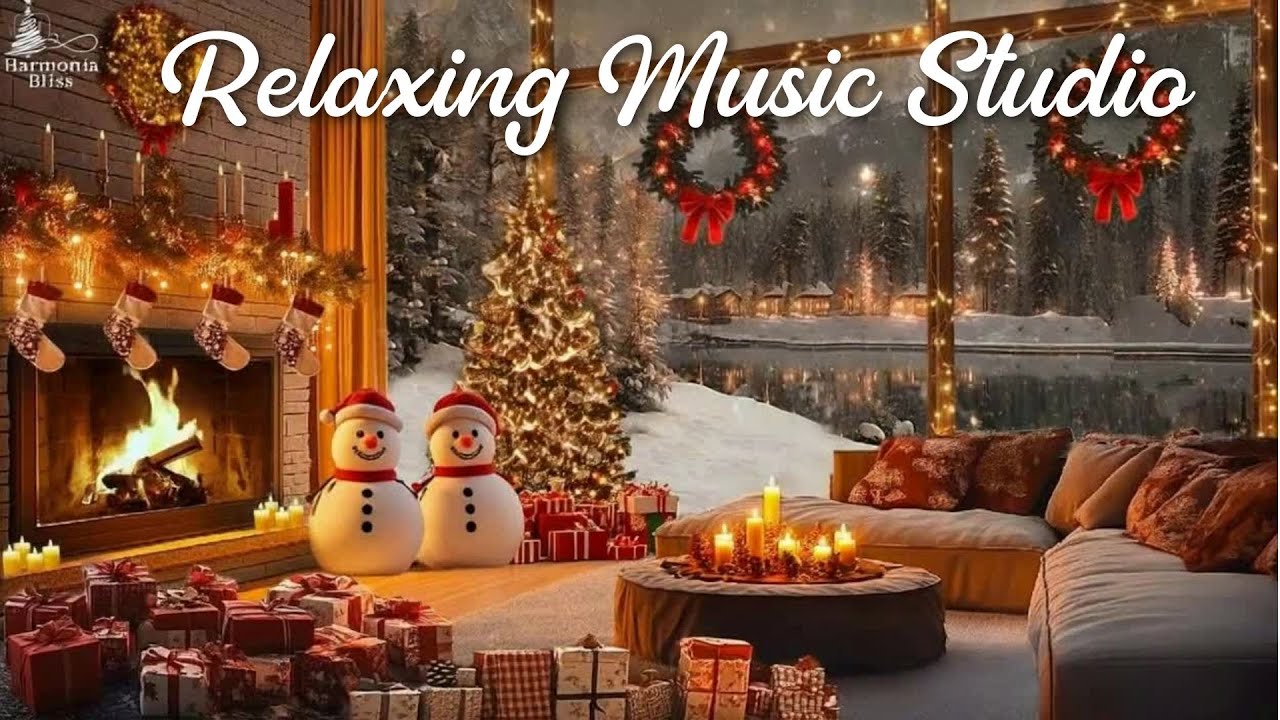 Stunning Christmas Snowfall 🎄Instrumental Christmas Music 🌲🎁 Yuletide Ambience 2026