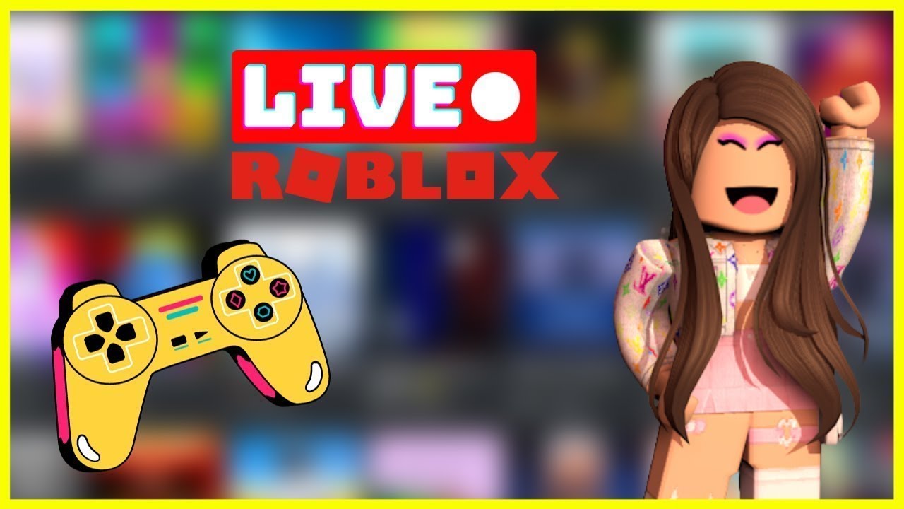 LIVE -VAMOS JOGAR ROBLOX JUNTOS! 