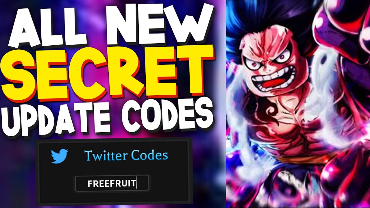 ALL NEW *SECRET* GEAR 4 UPDATE CODES in A ONE PIECE GAME CODES