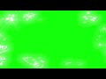 Green Screen Animation Frame Sparks Overlay Chromakey Футаж рамка искры Хромакей