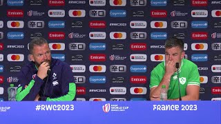 Andy Farrell and Johnny Sexton press conference after defeat to New Zealand