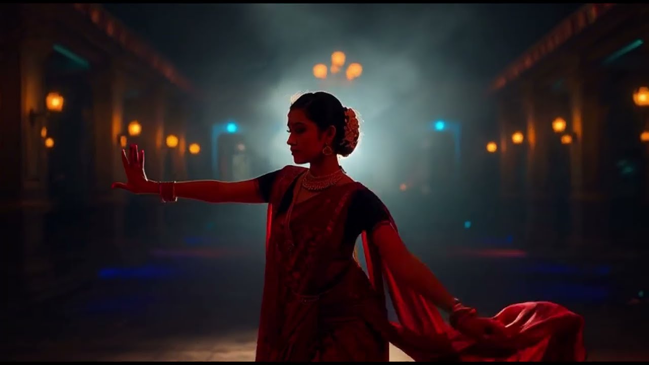 Whispers of the Moon | Indian Solo Dance in Shadows | Mystical Performance 