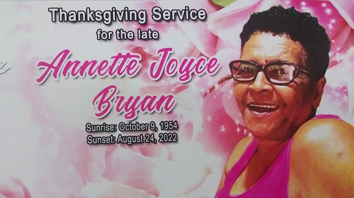 Funeral Service || Sis. Annette Joyce Bryan || Pt.2