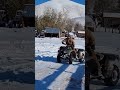 4 wheeler (ATV accident on the ice! #shorts #crash