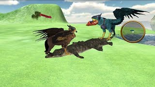 Wild Griffin Family Flying Eagle Simulator | Android GamePlay HD #animals simulator screenshot 5