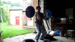87kg power clean and push press/jerk