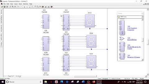 reloj digital con display de 7 segmentos
