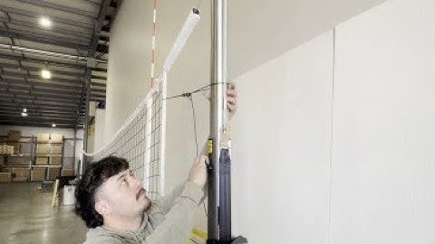 Competition Volleyball Systems Net Height Adjustment