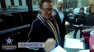 Robert  Downeysigned autographed sasigned coa framed proof