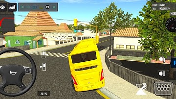 🔥 Bus Simulator : 3D Bus Games:Bus Simulator Indonesia traffic #bus #game