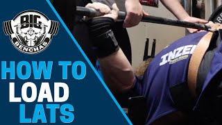 How To Load Your Lats In The Bench Press For More Power!