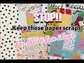 ⚠️ STOP⚠️  KEEP Those Paper Scraps  | My Paper Patchwork Pockets | Great Project Idea | 💖 THIS