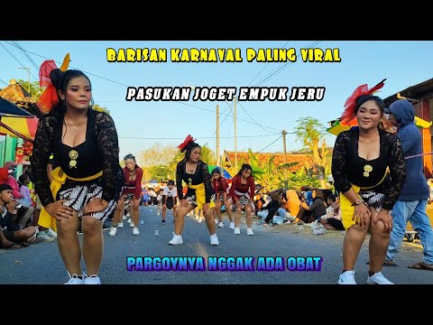 Barisan karnaval paling viral pasukan kebaya merah ft mama bohay joget party karnaval karangsono