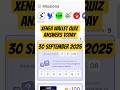 XENEA WALLET QUIZ ANSWERS TODAY 30 SEPTEMBER 2025 | XENEA WALLET QUIZ ANSWERS| XENEA NEW EVENT CODE