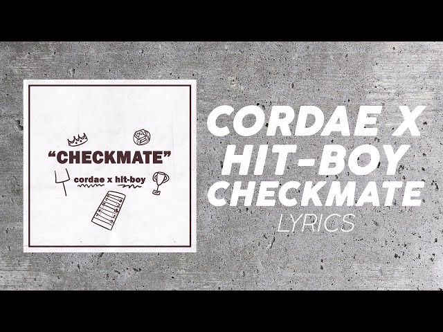 Checkmate (Madden Version) (Madden Version) Lyrics - Cordae, Hit-Boy, EA  Sports Madden NFL - Only on JioSaavn