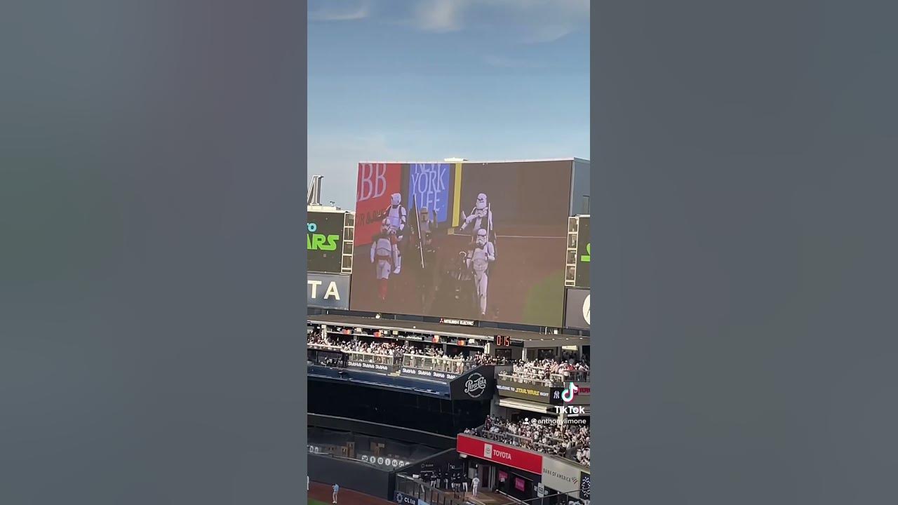 Star Wars Night at Yankee Stadium! YouTube