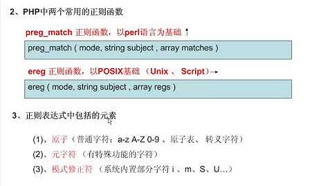PHP视频教程：36.PHP中正则表达式学习及应用（一）(PHP100)