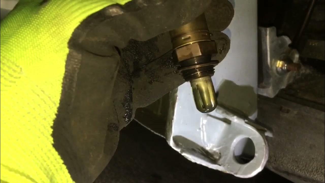 DeLorean cleaning exhaust O2 sensor in an UltraSonic bath (it works
