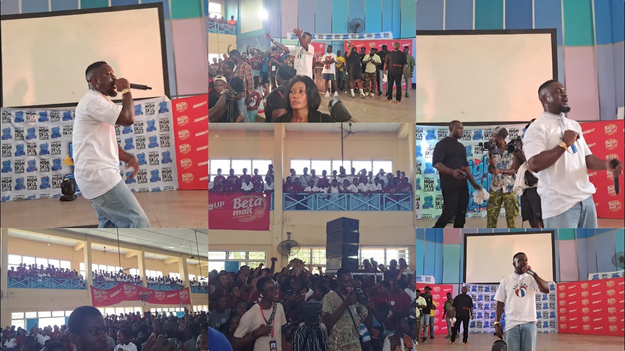 Sarkodie shut down Yaa Asantewaa SHS  with his electrifying performance🔥🔥|| Full Performance
