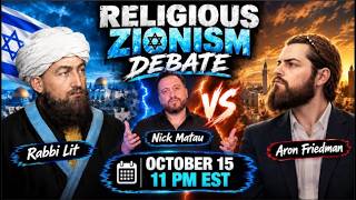 Details DEBATE: Rabbi Litvin vs Aron Friedman - Religious Zionism Guide