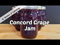 Canning Concord Grape Jam