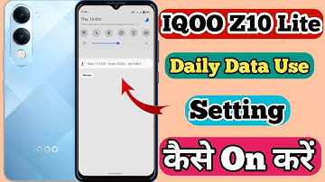 IQOO Z10 lite  5g Daily Data Use And Data Speed Kaise On Kare // How To Network In IQOO Z10 lite  5g