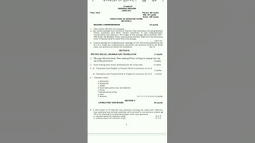 pseb 11th class English paper  final | English final exam 2023 | 11th English  paper10/3/2023 #pseb