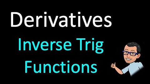 #Inverse #Trigonometric #Functions (#Derivatives)