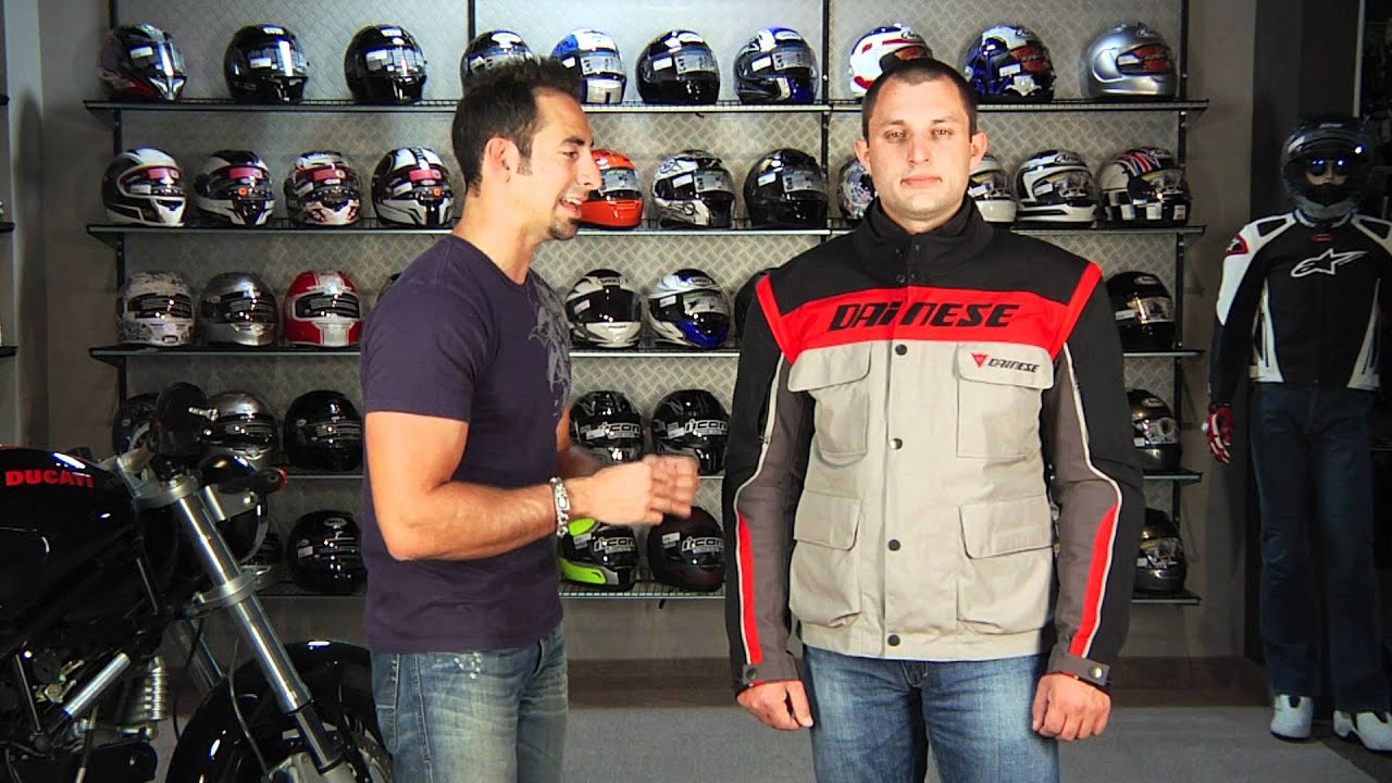 Dainese EVO System D-Dry Jacket Review at RevZilla.com - YouTube