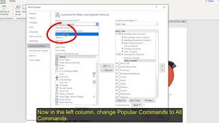 20 Create a custom toolbar in Word