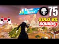 75 elimination solo vs squads gameplay wins fortnite chapter 5 season 2 ps4 controller