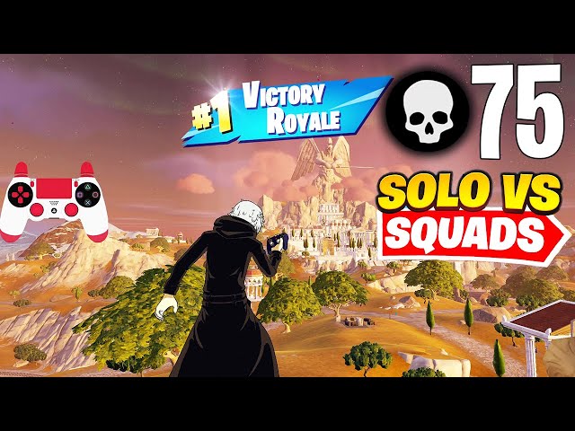 75 Elimination Solo Vs Squads Gameplay Wins (Fortnite Chapter 5 Season 2 PS4 Controller) class=