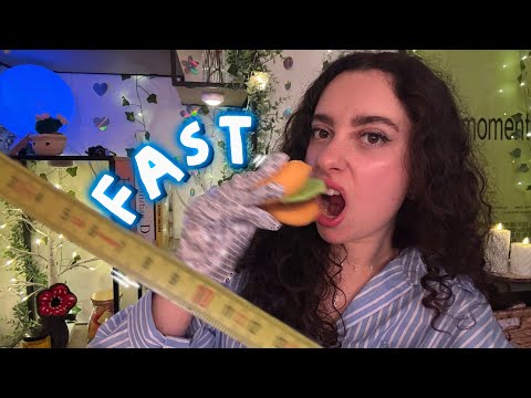 ASMR - CETTE VIDÉO EST TROP RAPIDE POUR TOI !!🔥 (fast & chaotique triggers)