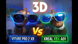 Viture Pro 2 XR vs XREAL xbx a01+ LRF Full SBS 3D Video