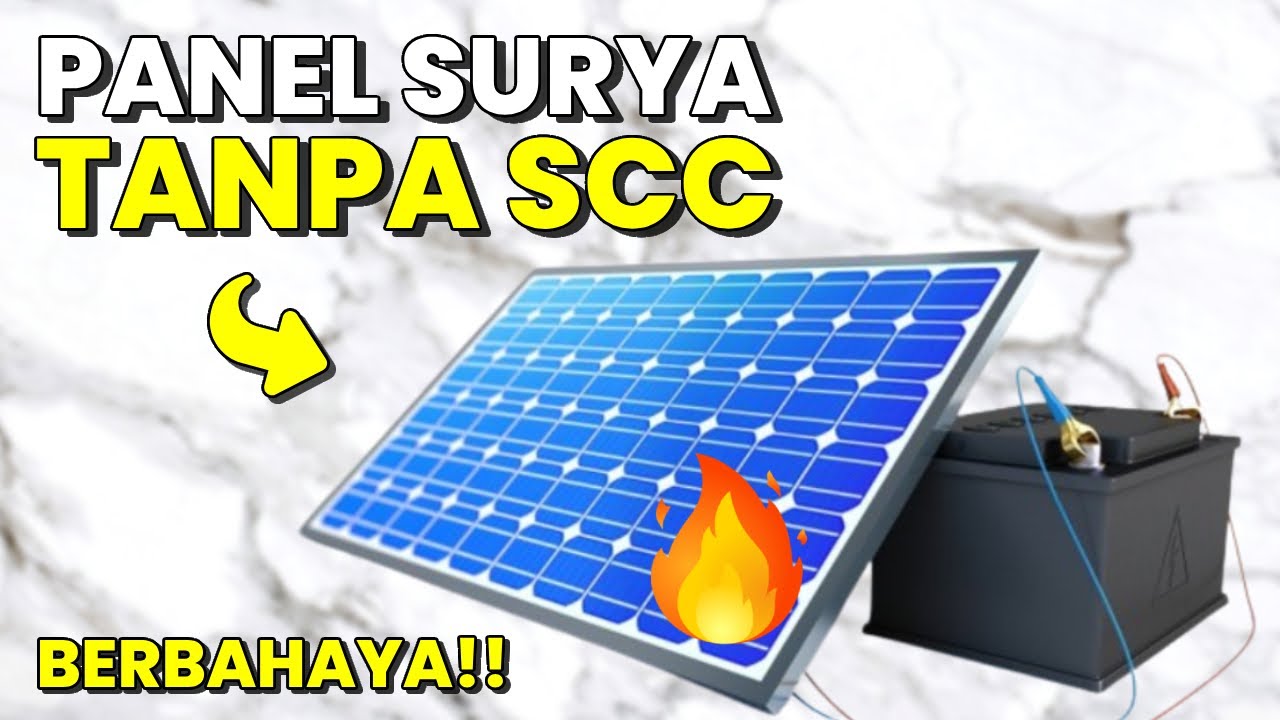 Panel Surya Langsung Sambung Baterai Tanpa SCC BERBAHAYA ??? - YouTube