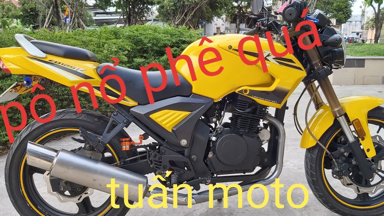 Moto CB125R dòng xe thể thao 2 máy 3 đĩa pô hú cá tính phong cách giá ...