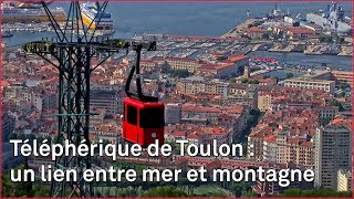 Superbe vue sur Toulon depuis le téléphérique