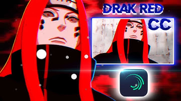 Tutorial Dark CC For Edgy Style || Alight Motion