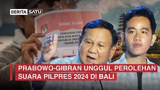 Prabowo-Gibran Unggul Perolehan Suara Pilpres 2024 di Bali