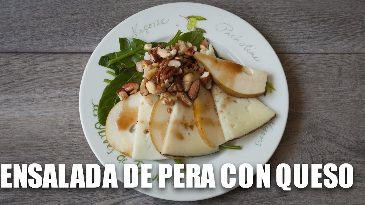 Ensalada de pera y queso | Cocina vegetariana