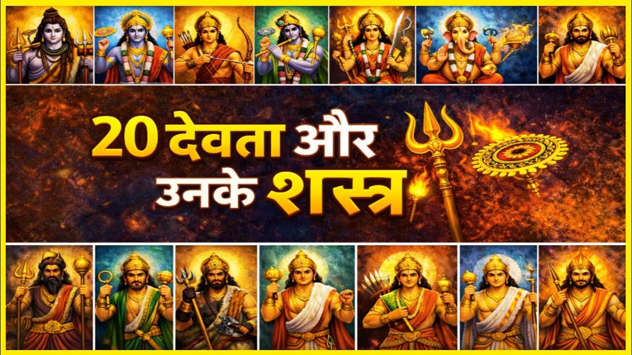 20 Hindu Gods and the Weapons That Define Them | Top 20 God | Quiz 2025 | Quiz 2026 |